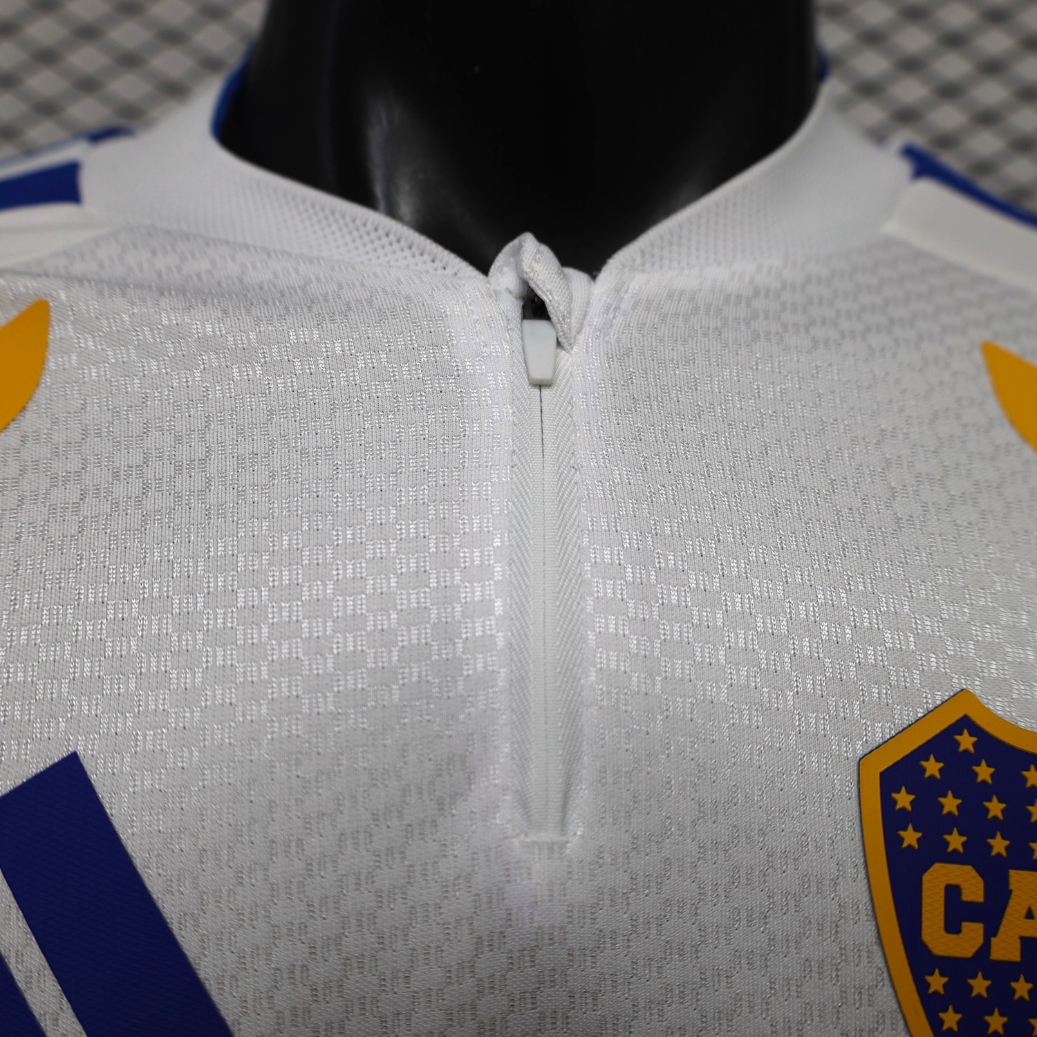 Boca Juniors 26-27 White Blue Long Sleeves Training Jersey - Player Version - UnitedFutballJersey