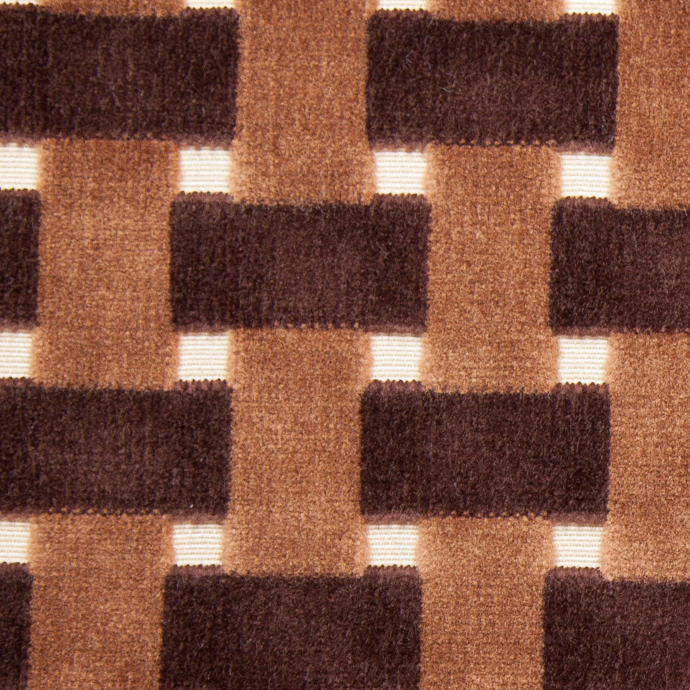 Chocolate Lattice Work Cut Velvet Home Decor Fabric - Joann Fabrics