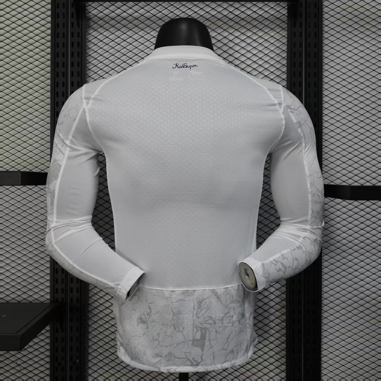 2025/2026 Long Sleeve Player Version Manchester City KidSuper Joint Edition White Football Shirt 1:1 Thai Quality
