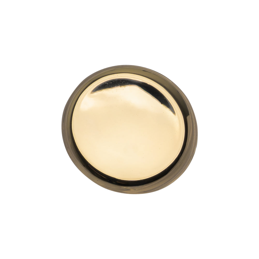 Off Center Low Concave Shank Back Metal Button - 36L/23mm - Pale Gold - Joann Fabrics