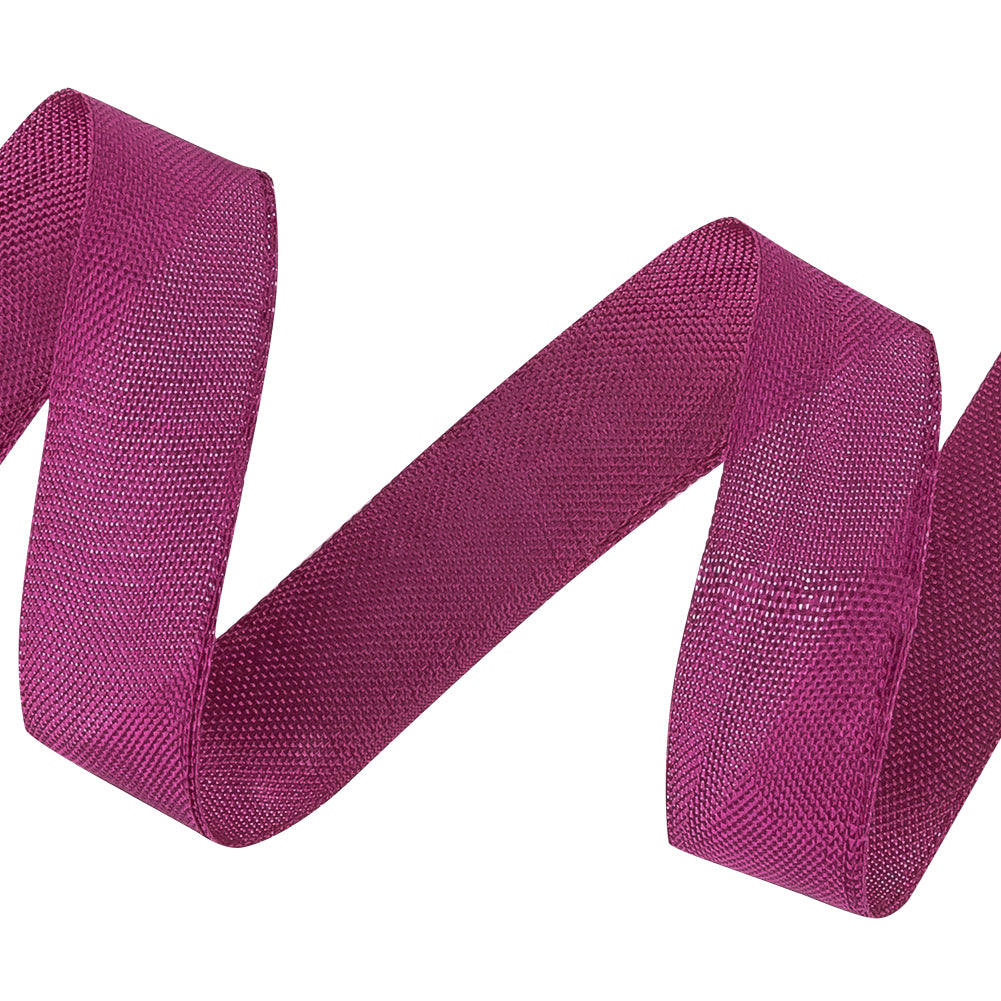 Magenta Woven Edge Rayon Seam Binding - 0.6
