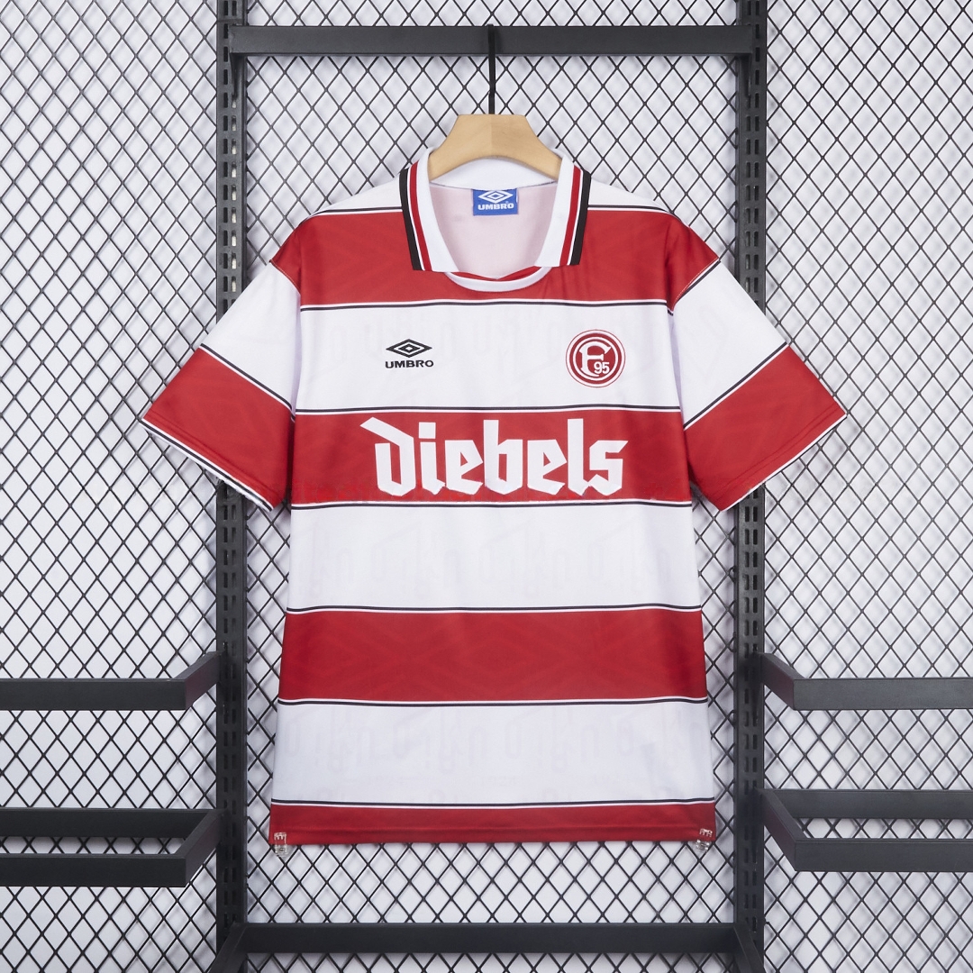Retro Fortuna Düsseldorf 1995-96 Home Jersey - UnitedFutballJersey