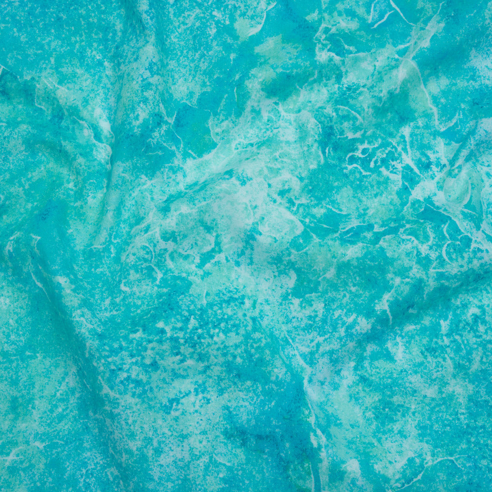 Stonehenge Quilting Cotton by Northcott - Light Peacock Quartz Abstract - Gradations II Collection - Joann Fabrics