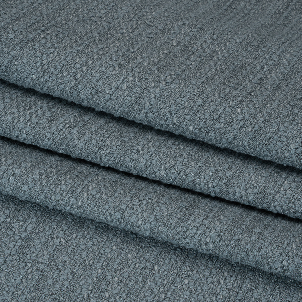 Textured Recycled Polyester Woven - Chambray Boucle Stripes - British Imported - Joann Fabrics