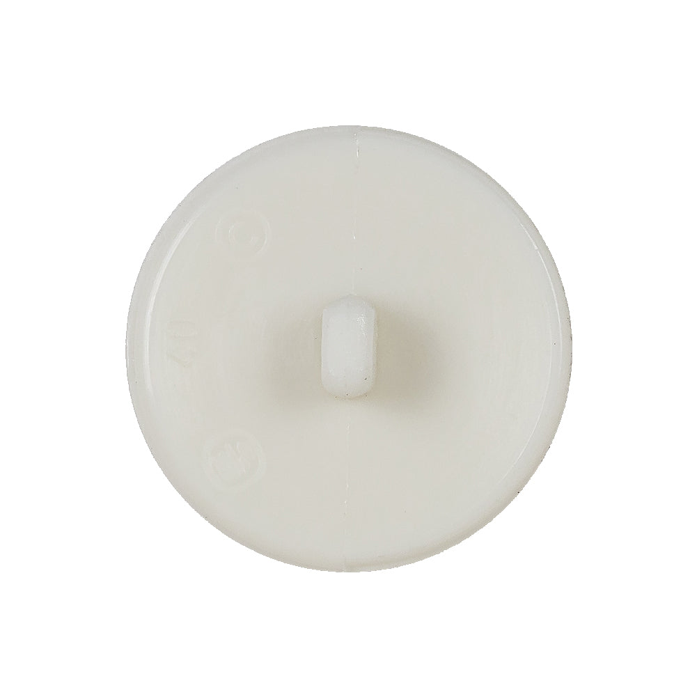 White Square Face Shank Black Plastic Button - 40L/25.5mm - Joann Fabrics
