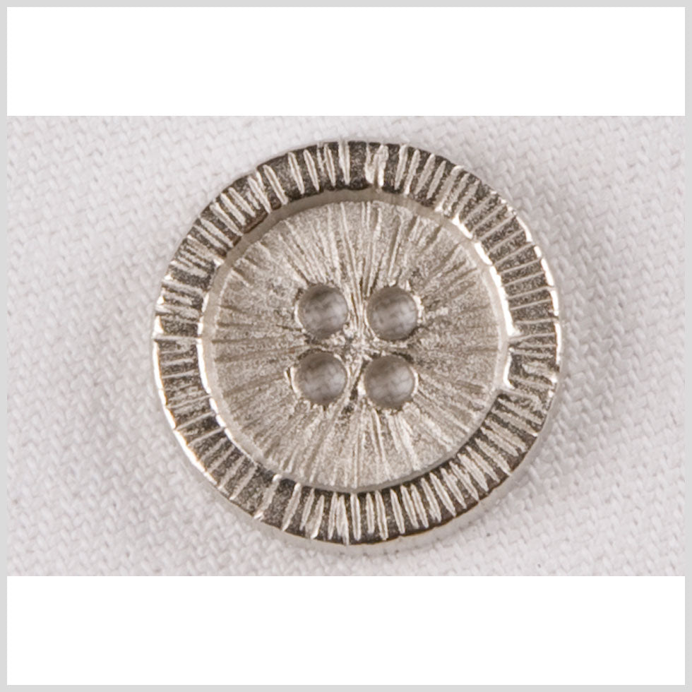 Silver Metal Coat Button - 32L/20mm - Joann Fabrics
