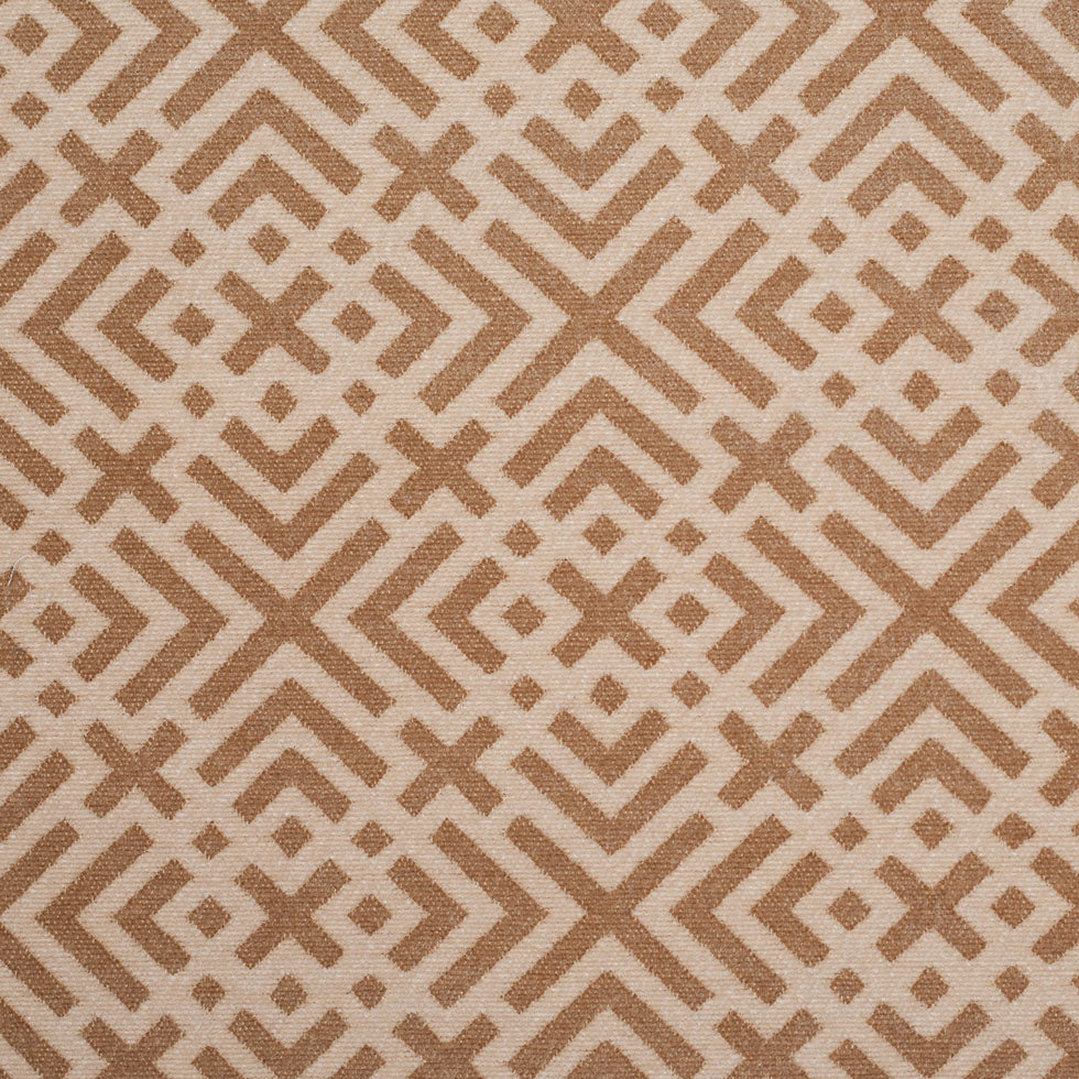 Tannin and Eggnog Geometric Acrylic-Polyester-Viscose Chenille - Joann Fabrics
