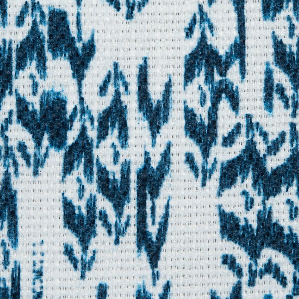 Italian Blue and White Abstract Polyester Canvas - Joann Fabrics