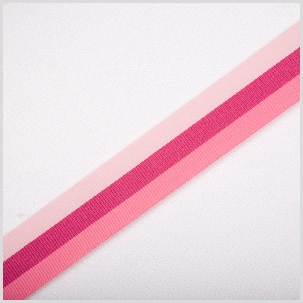 Pink Combo Striped Grosgrain Ribbon - Joann Fabrics