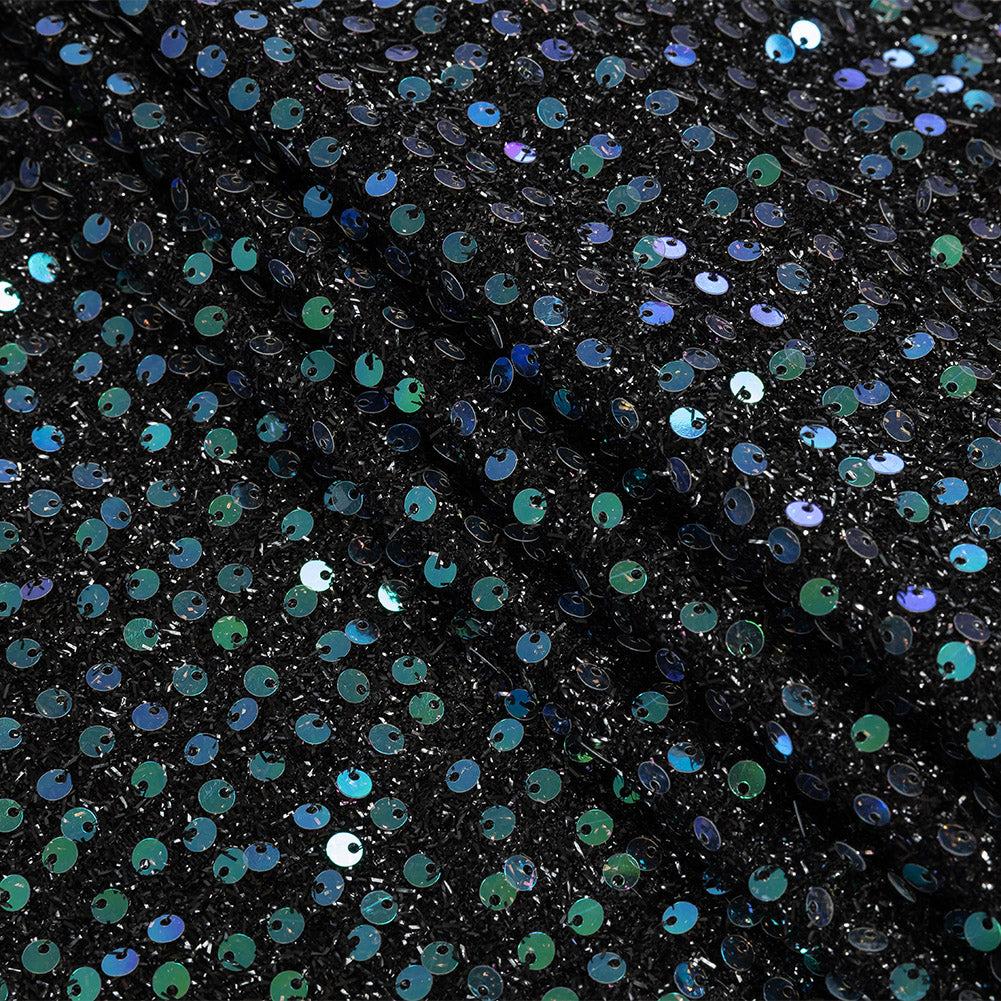 Rossi Navy and Green Two-Tone Circle Paillette Sequins - Joann Fabrics