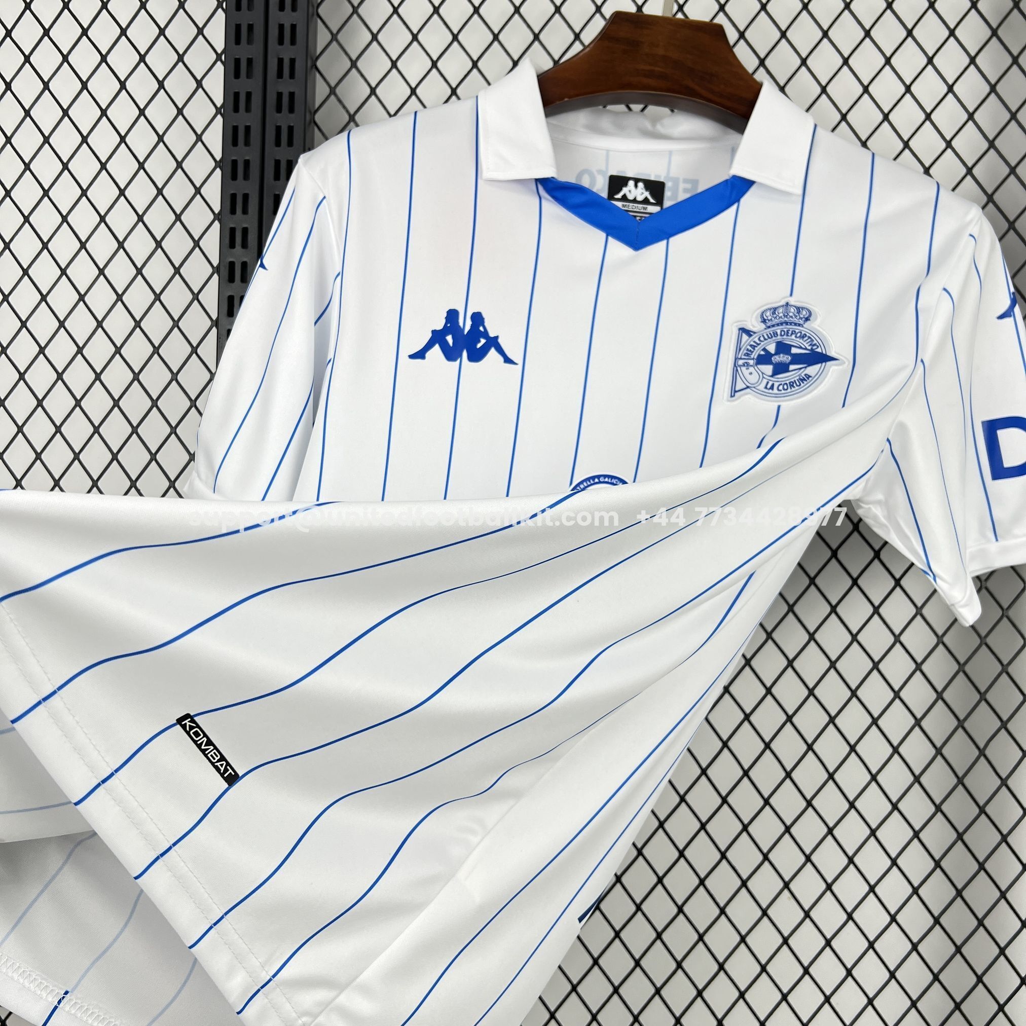 Deportivo de La Coruña 25-26 Retro Style White Polo Jersey - Fans Version - UnitedFutballJersey
