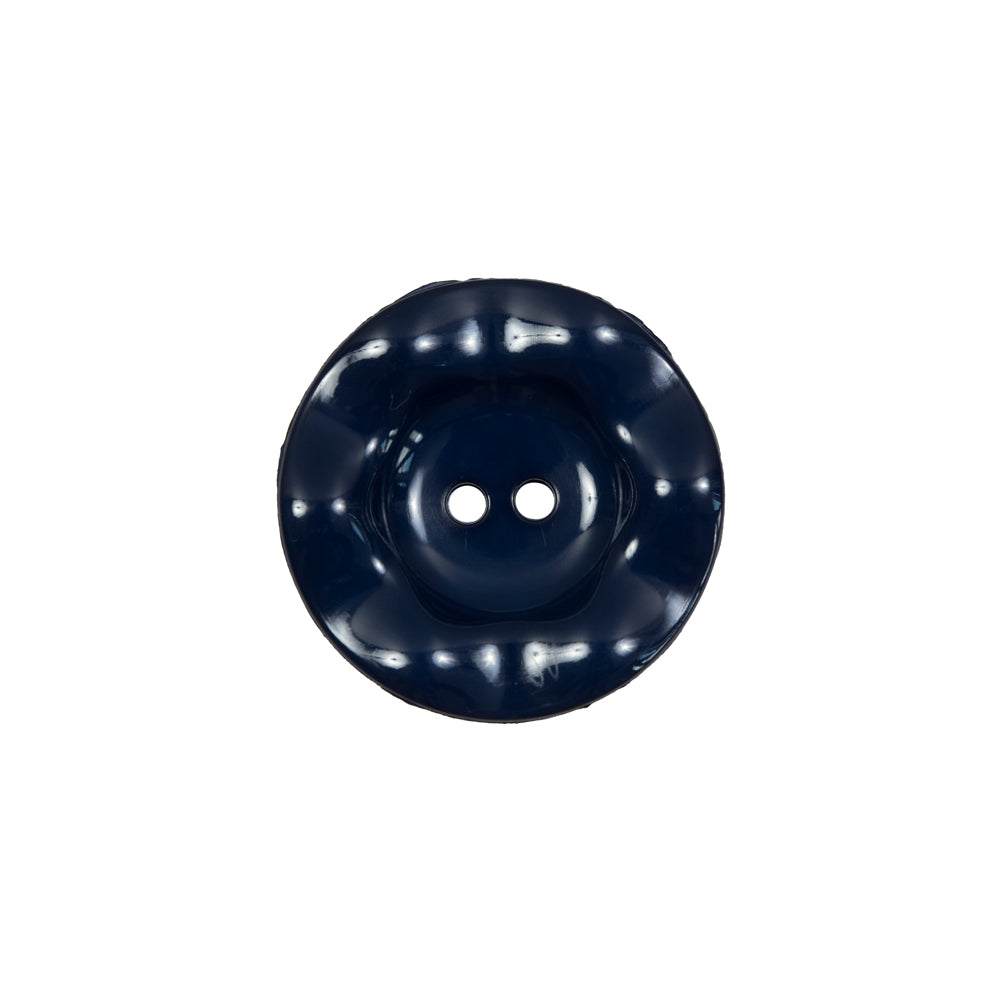Italian Navy Wavy Plastic 2-Hole - 30L/19mm - Joann Fabrics