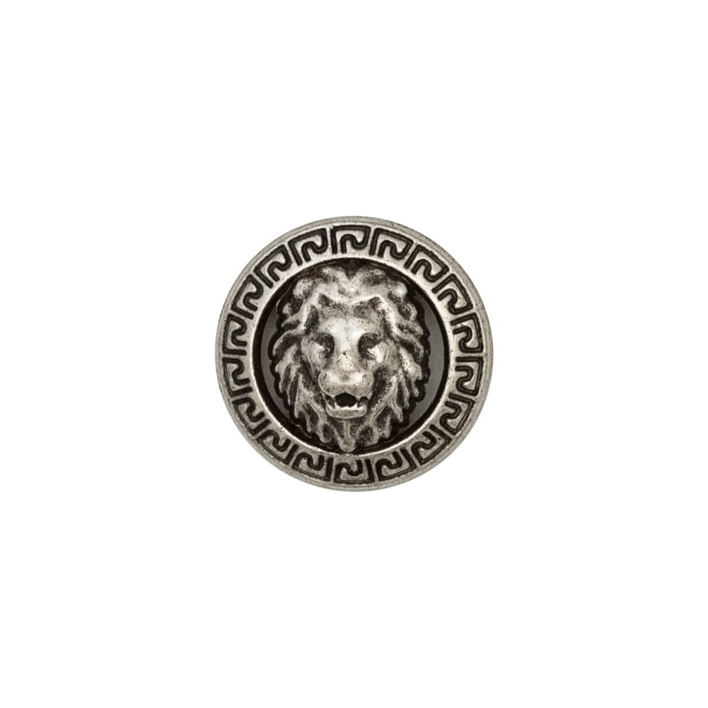 Italian Silver Metal Crest Shank Button - 24L/15mm - Joann Fabrics