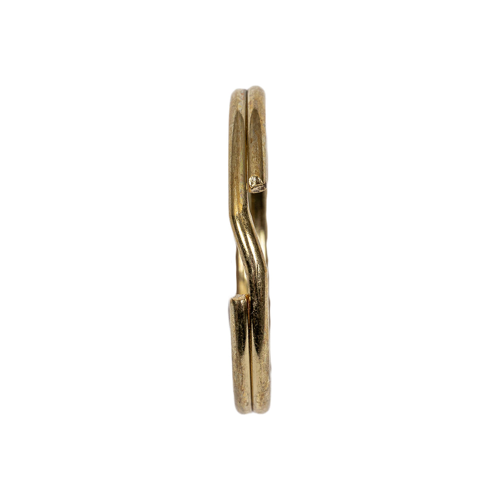 Gold Metal Split Keychain Ring - 1.0625
