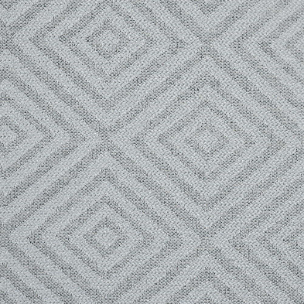 Gray and Off-White Diamond Patterned Jacquard - Joann Fabrics