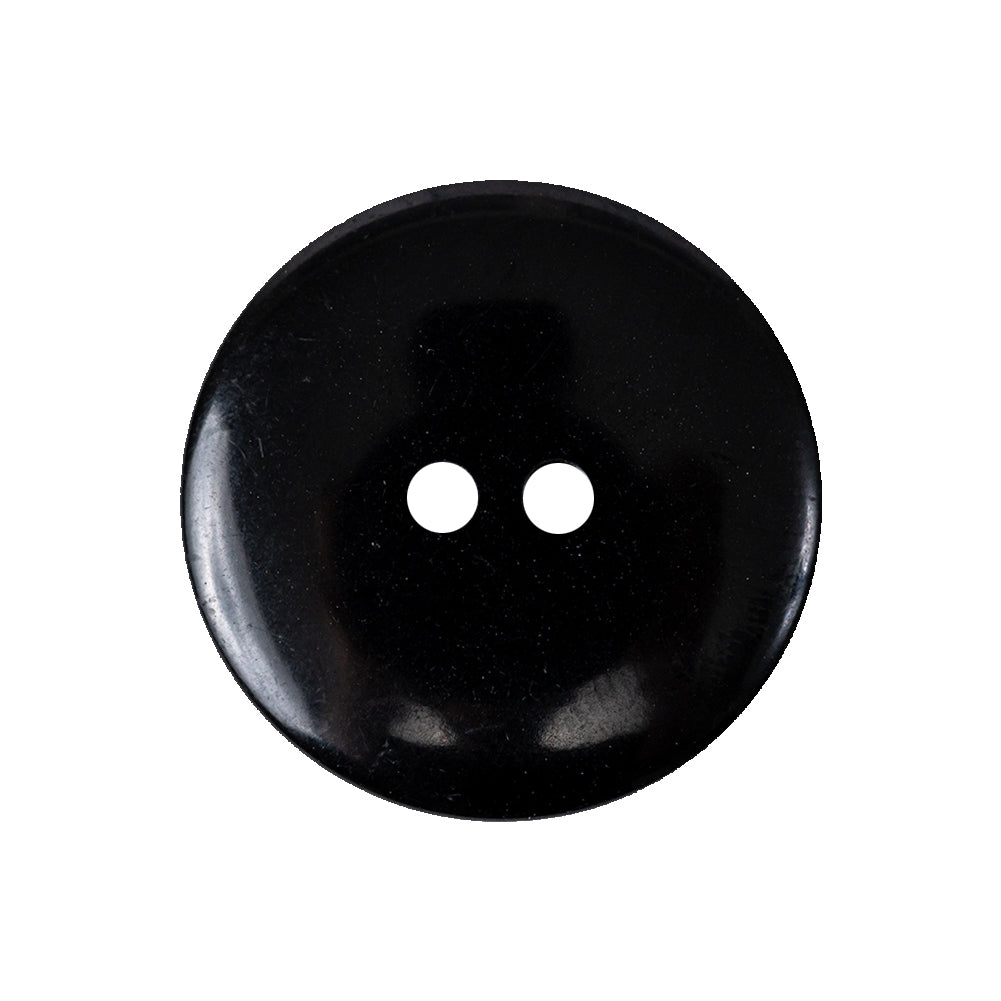 Carbon Black 2-Hole Channel Style Plastic Button - 40L/25.5mm - Joann Fabrics