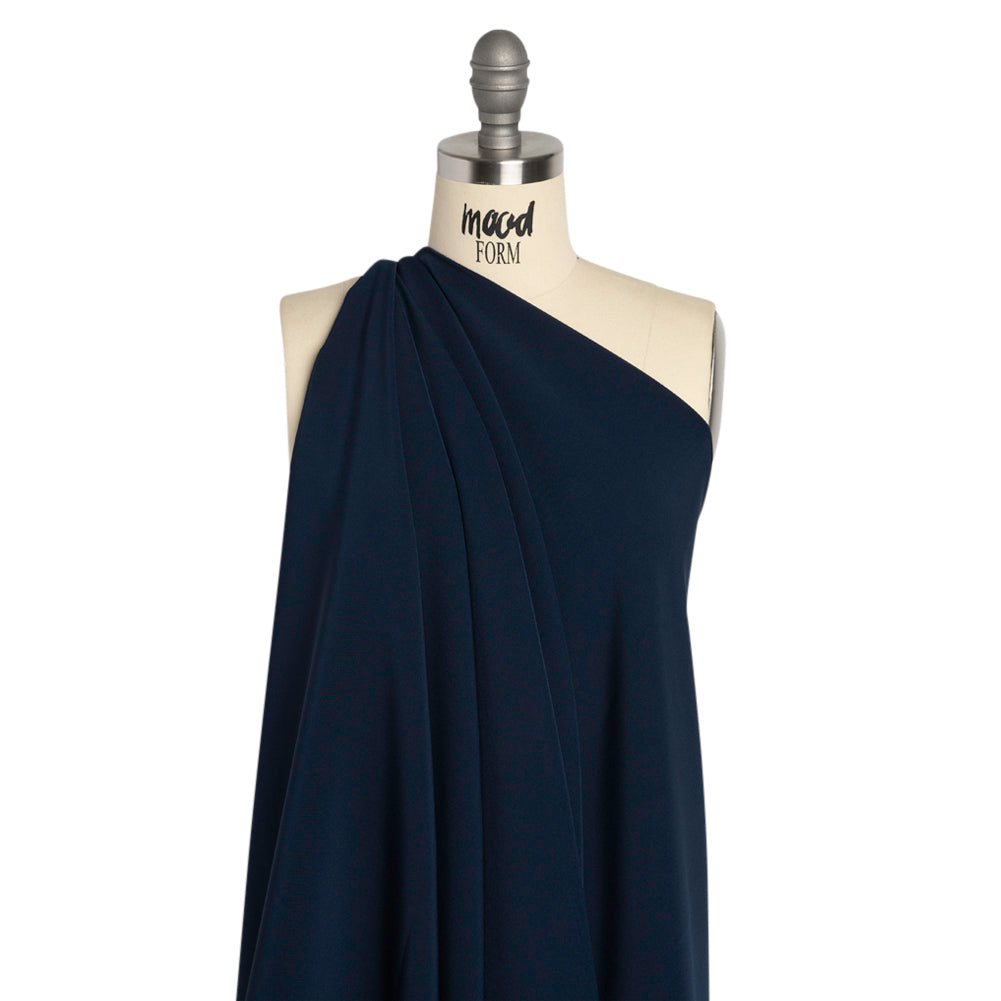 Stretch Recycled Polyester 4-Ply Crepe - Navy - Premium Collection - Joann Fabrics