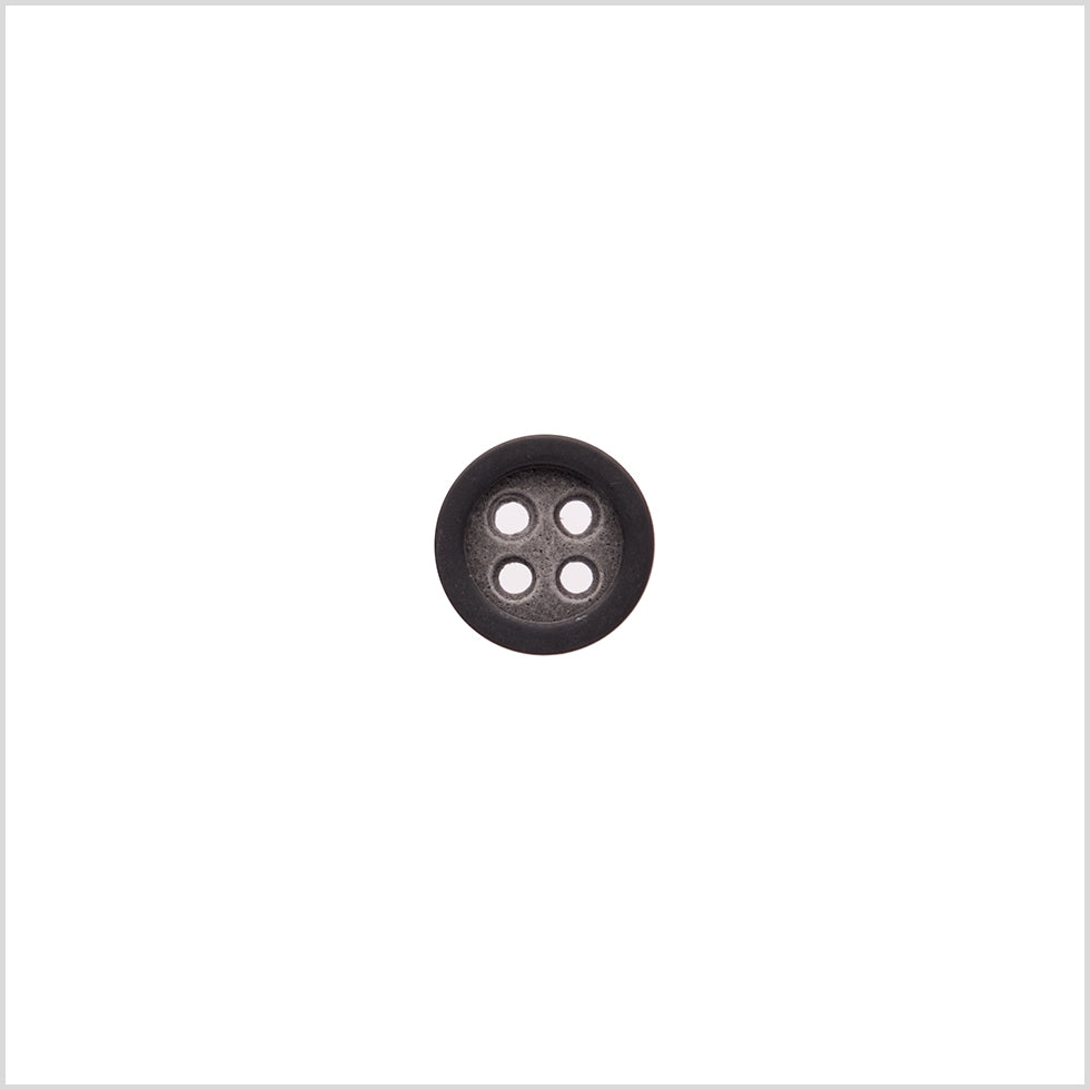 Rimmed Gray 4-Hole Button - 18L/11.5mm - Joann Fabrics