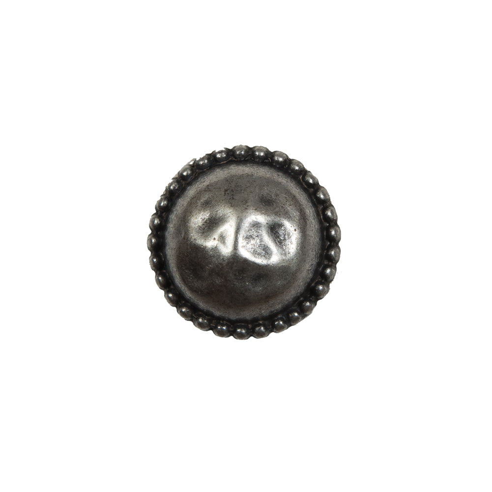 Silver Domed Metal Coat Button - 24L/15mm - Joann Fabrics