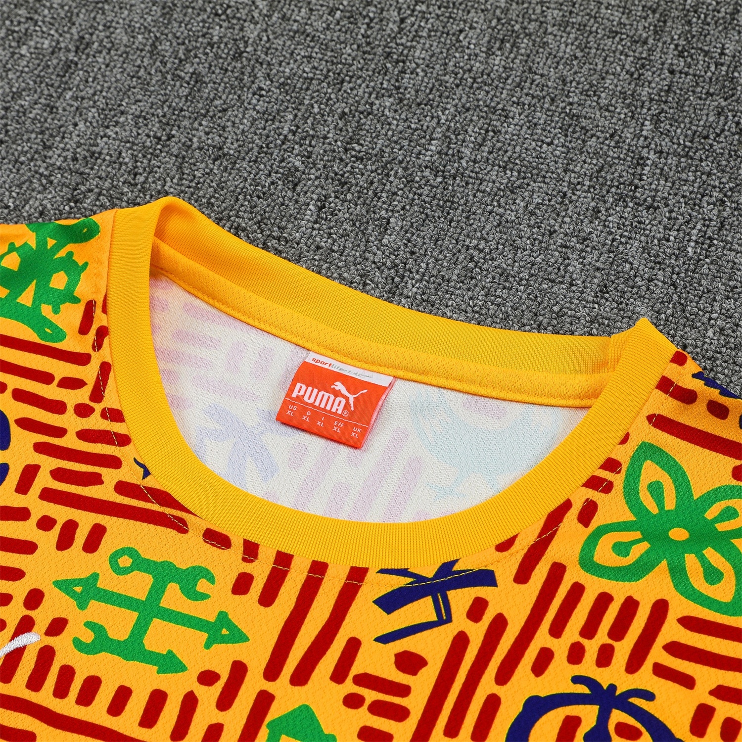 Ghana 2026 Vest Training Set - Yellow Vest and Shorts - UnitedFutballJersey