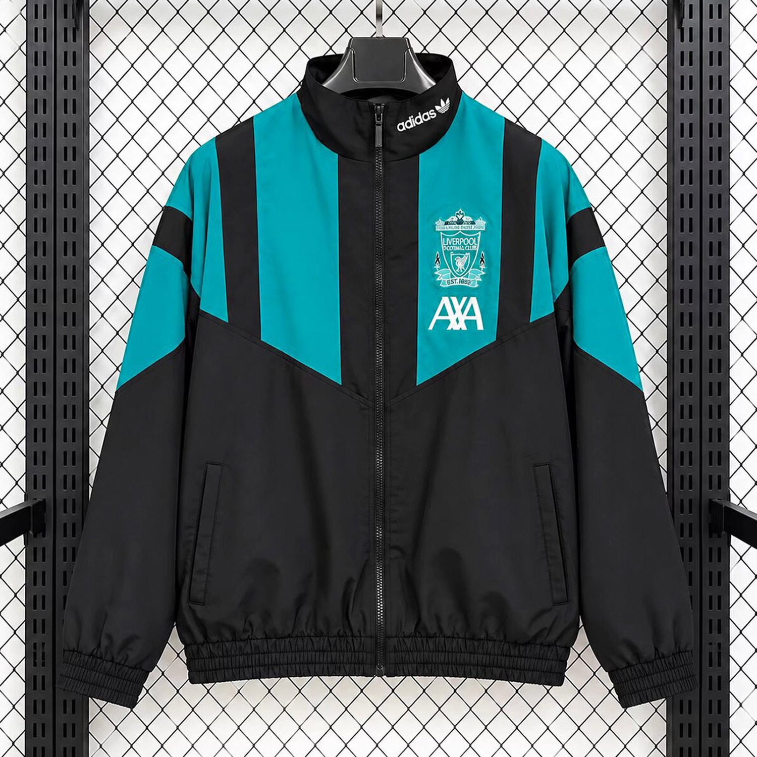 Liver.pool 26-27 EQT Black Green Windbreaker Jacket - UnitedFutballJersey