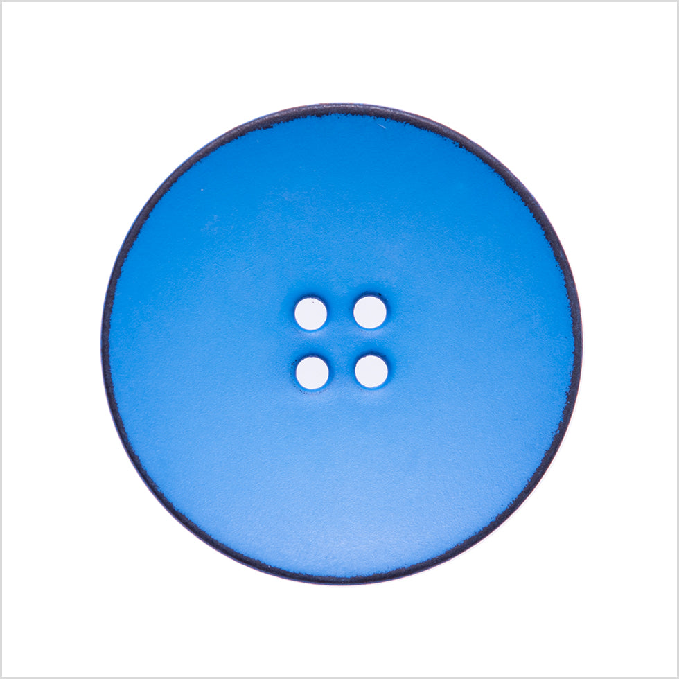 Italian Blue 4-Hole Plastic Button - 44L/28mm - Joann Fabrics