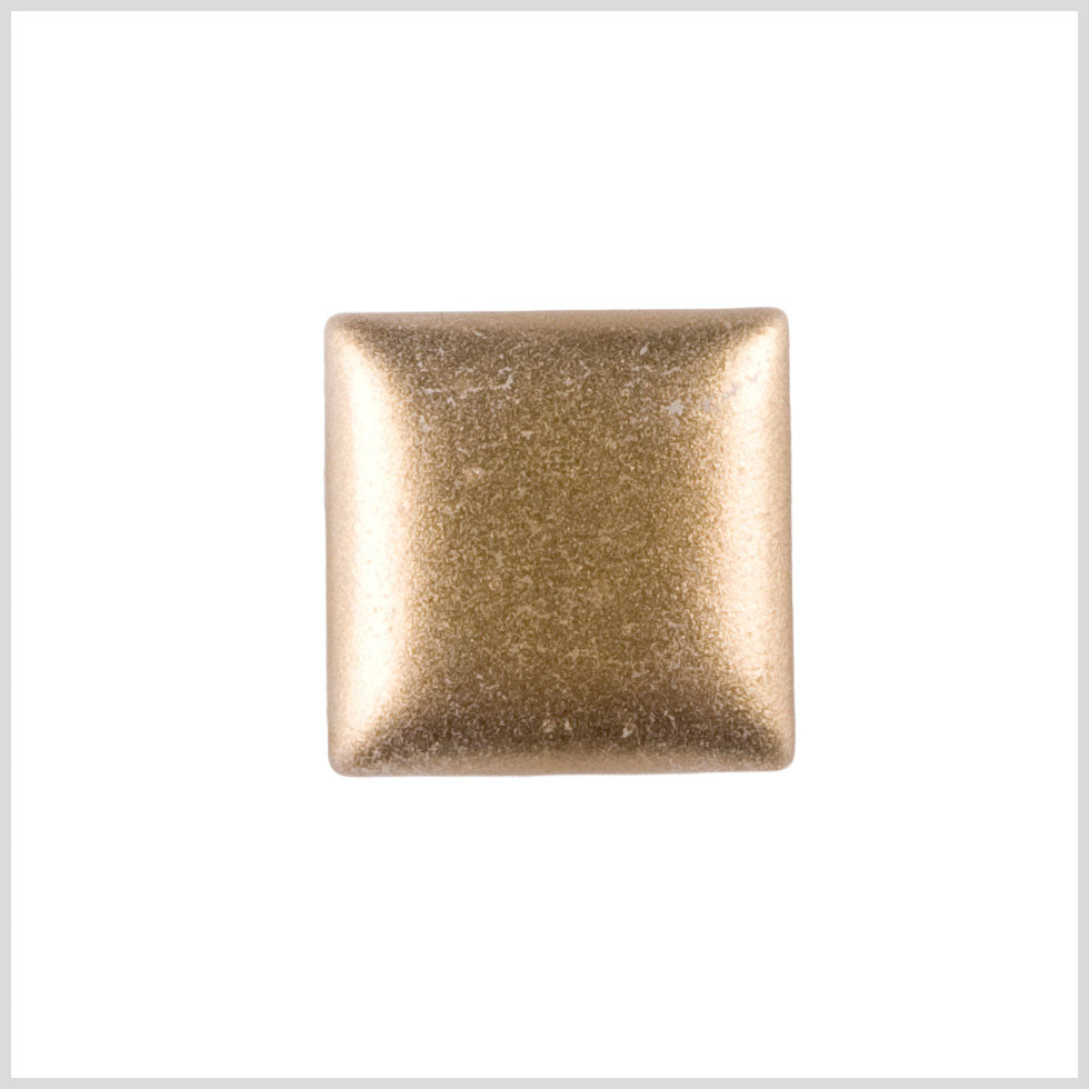 Square Plastic Shank Back Button - 32L/20mm - Gold - Joann Fabrics