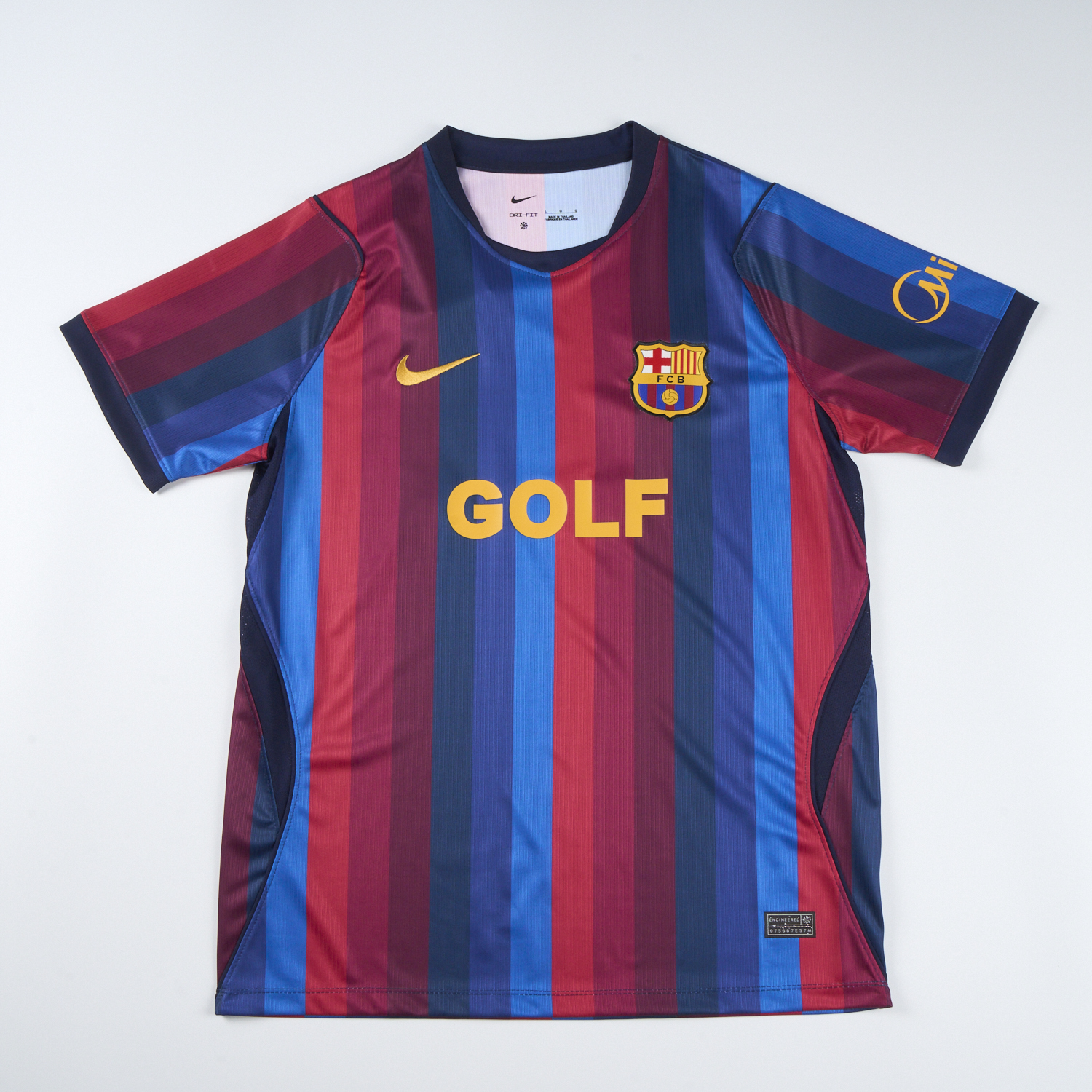 Barcelona 26-27 x Golf Wang El Clasico Blue Red Jersey - Fans Version - UnitedFutballJersey