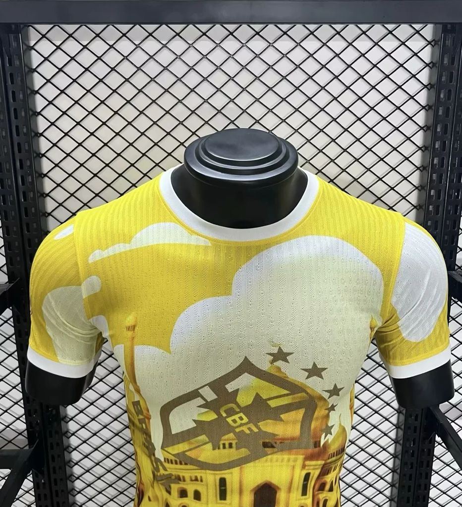 2024-2025 Player Version Brazil Yellow Special Edition Jersey 1:1 Thai Quality