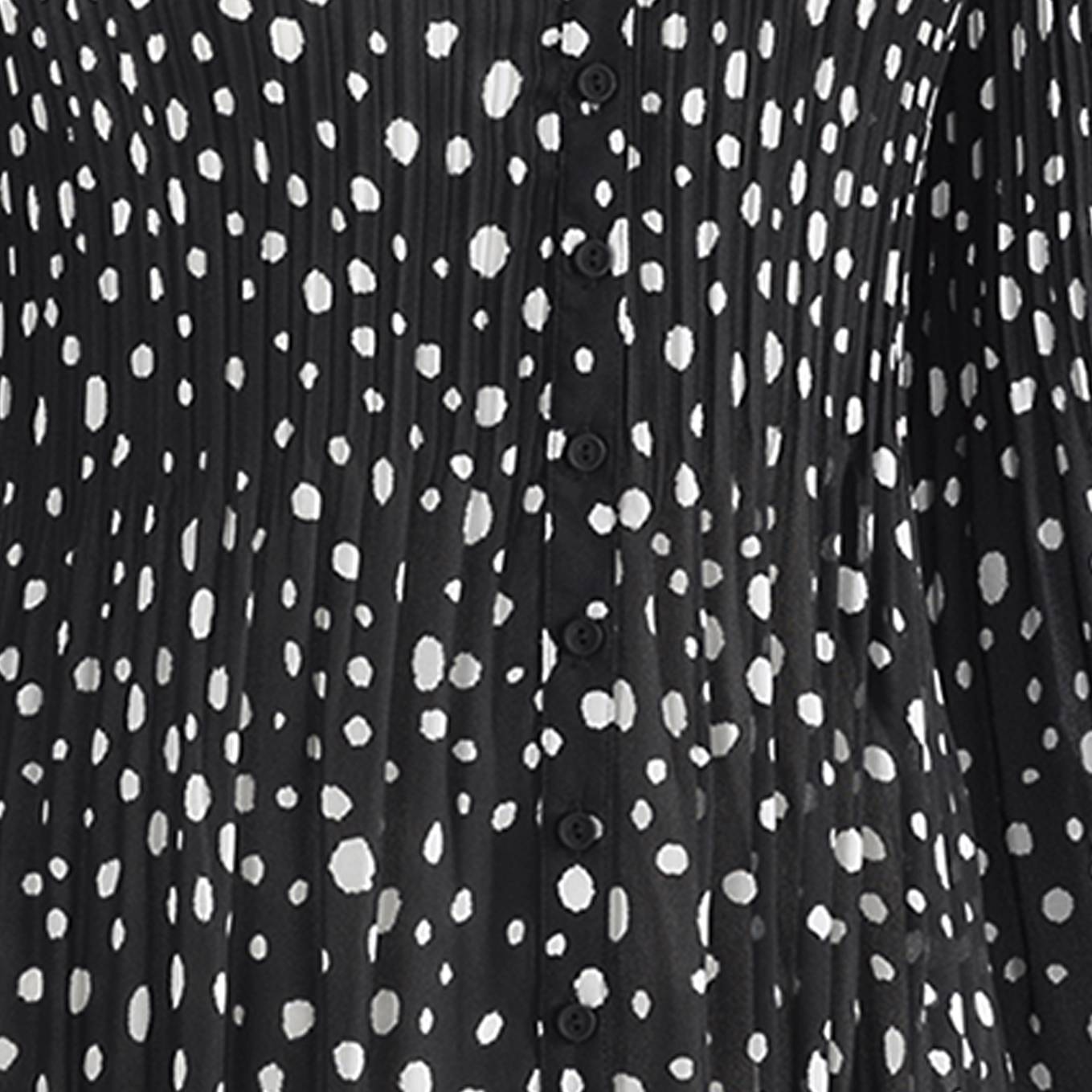 Scattered Dot Pleated Tunic - Northstyle Catalog