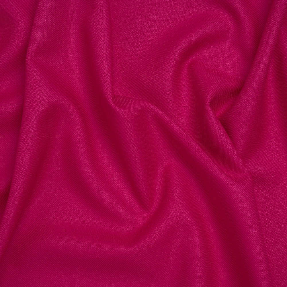 Virgin Merino Wool Twill Suiting Made in Italy - Cyclamen Pink - Joann Fabrics