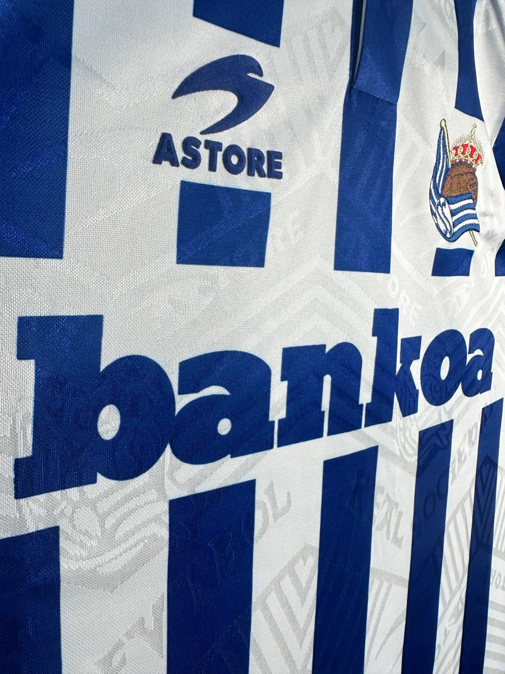 1994-1995 Retro Real Sociedad Home Football Shirt 1:1 Thai Quality