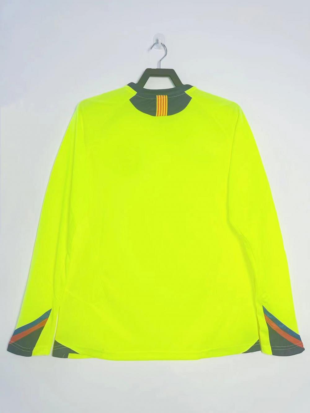 2005/2006 Retro Barcelona Away Football Jersey Long Sleeve 1:1 Thai Quality