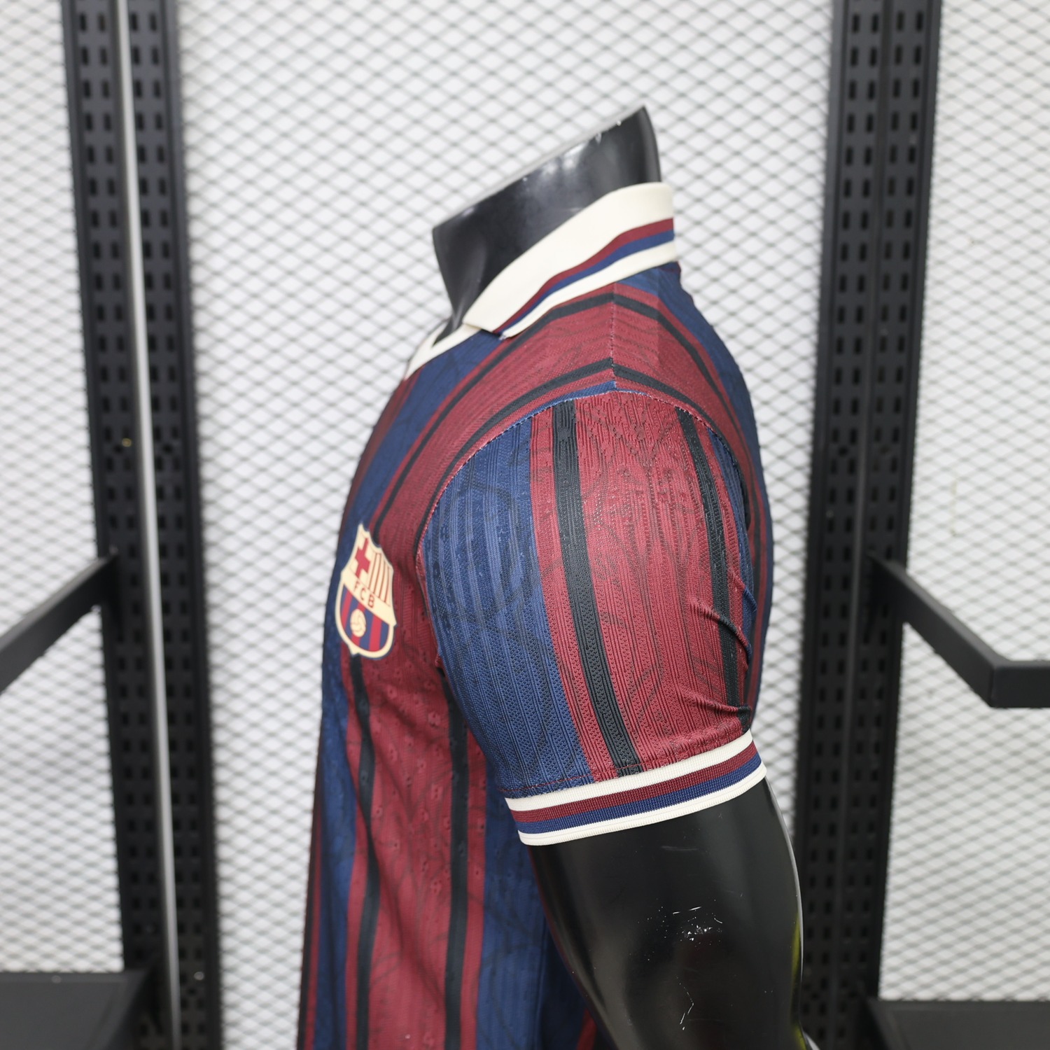 Barcelona 26-27 125 Years Anniversary Navy Burgundy Special Jersey - Player Version - UnitedFutballJersey