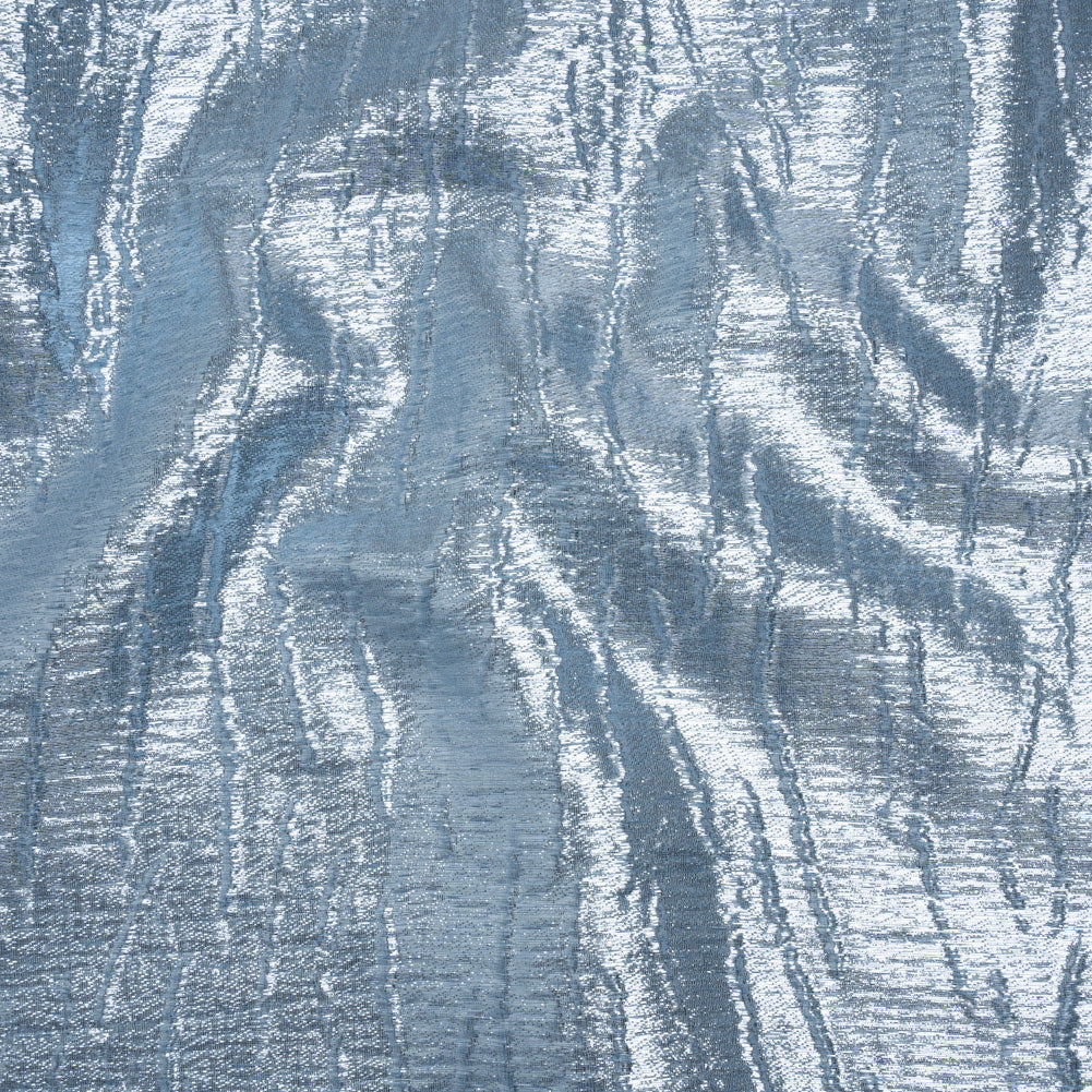 Metallic Brocade - Sky Blue Subtle Wrinkles - Kylie Collection - Joann Fabrics
