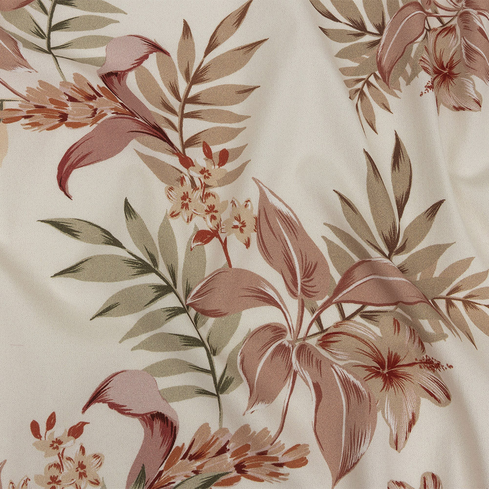 Mood Exclusive Cream Pastel Tropics Stretch Cotton Twill - Joann Fabrics