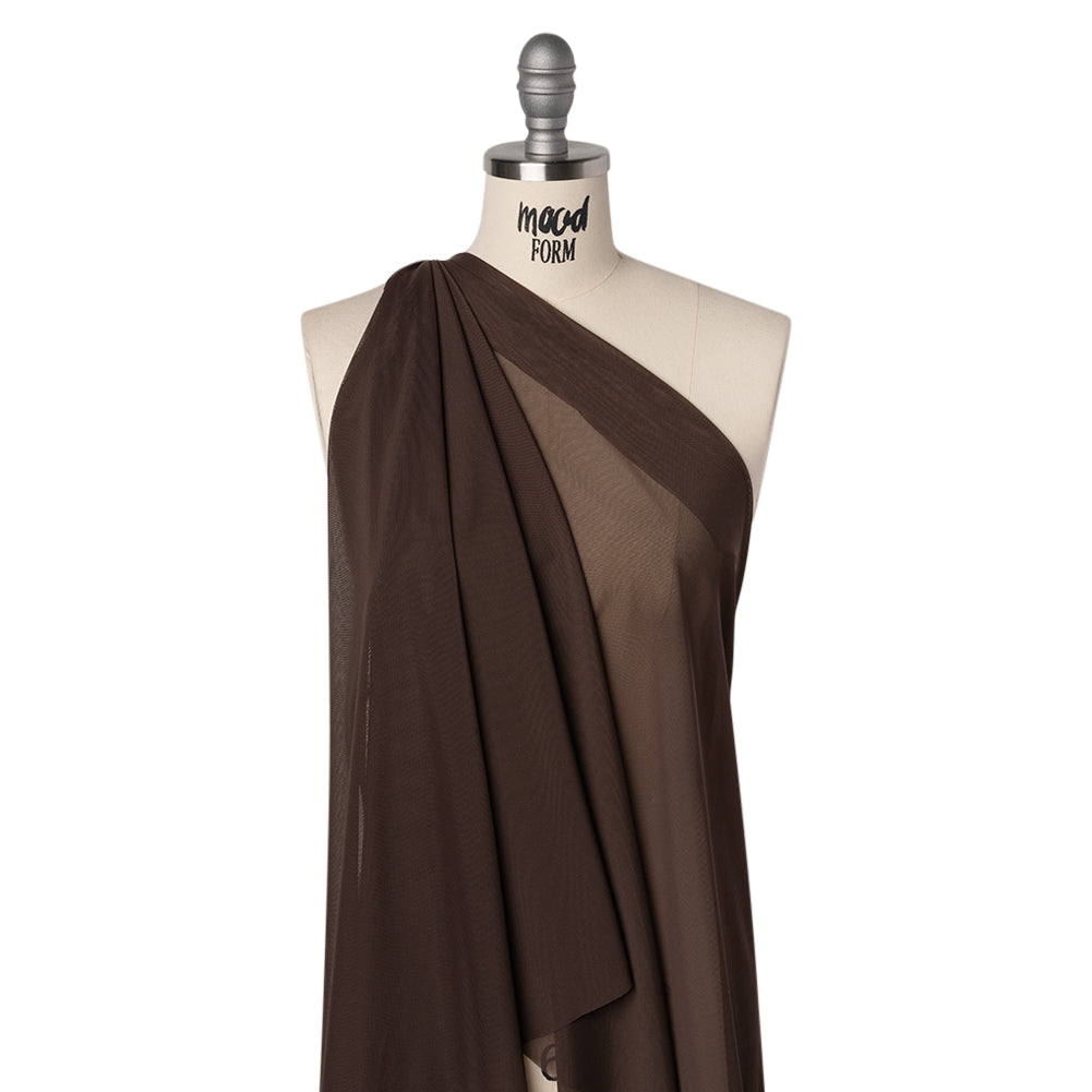Nylon Stretch Mesh - Chocolate - Deadstock - Joann Fabrics