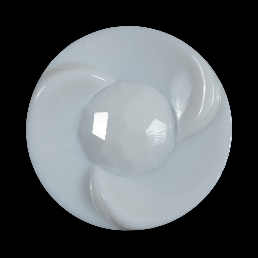 White Textured Shank-Back Button - 60L/38mm - Joann Fabrics