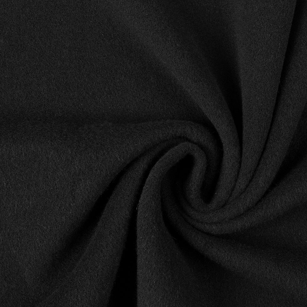 Wool/Cashmere Coating - Black, Made in Italy - Alberini Collection - Joann Fabrics