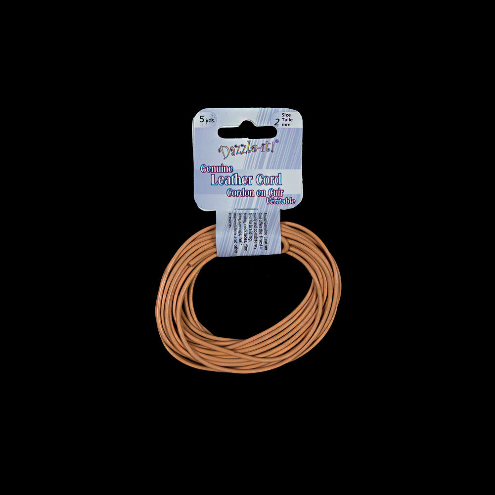 Dazzle-It Mango Genuine Leather Cord - 2mm - Joann Fabrics