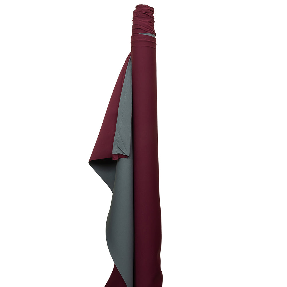 Double Faced Stretch Neoprene 3yd Bundle - Bordeaux and Gray Blue - Wave Collection - Joann Fabrics