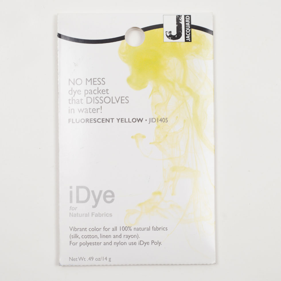 Jacquard iDye for Natural Fabrics - 405 Fluorescent Yellow - Joann Fabrics