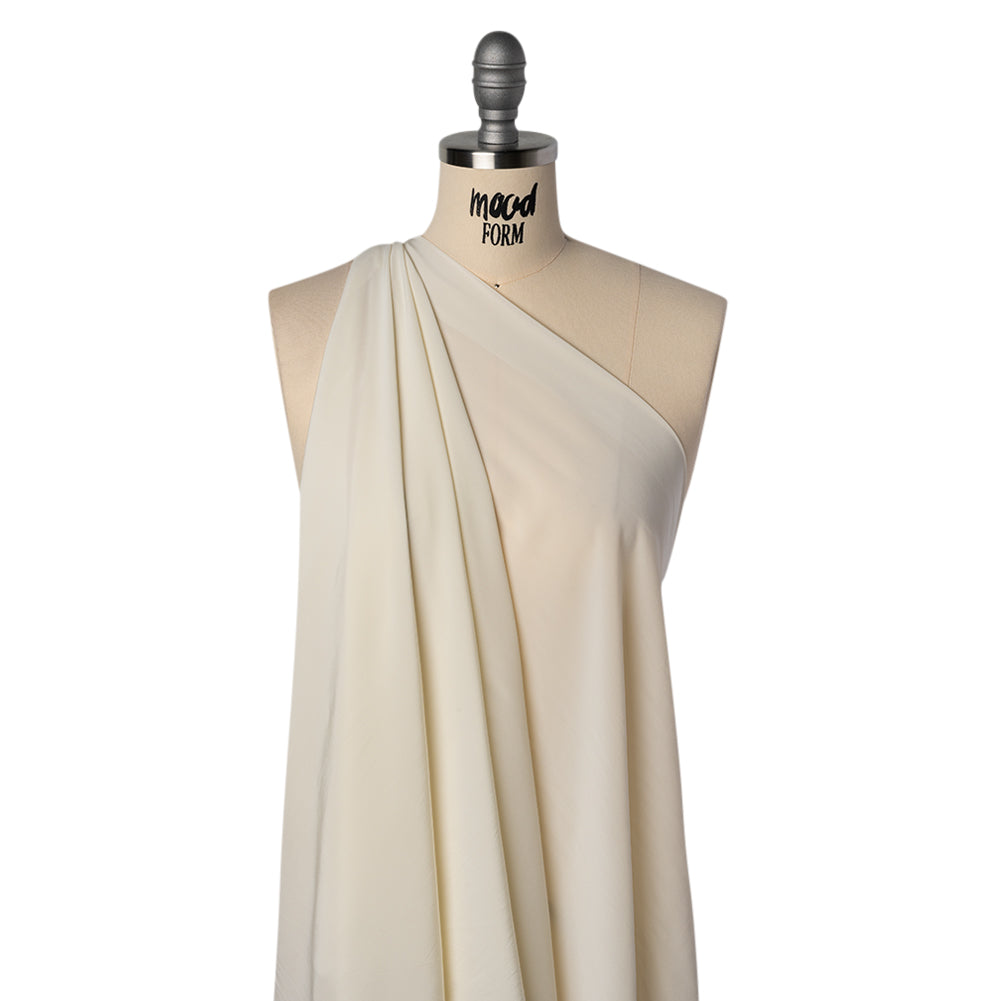 Viscose Crepe de Chine - Off White - Famous Australian Designer Deadstock - Joann Fabrics