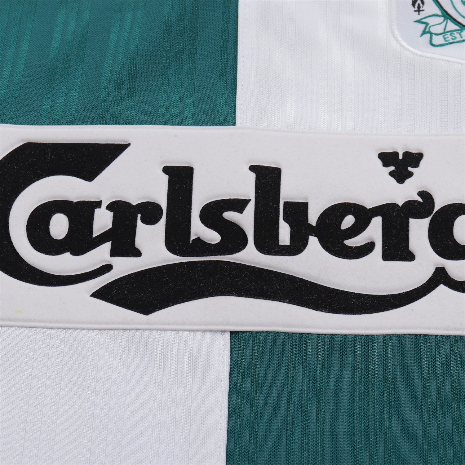 Retro Liver.pool 1995-96 Away White And Green Kids Kit - UnitedFutballJersey