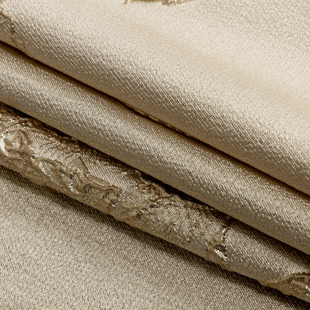 Metallic Gold Floral Luxury Brocade - Joann Fabrics