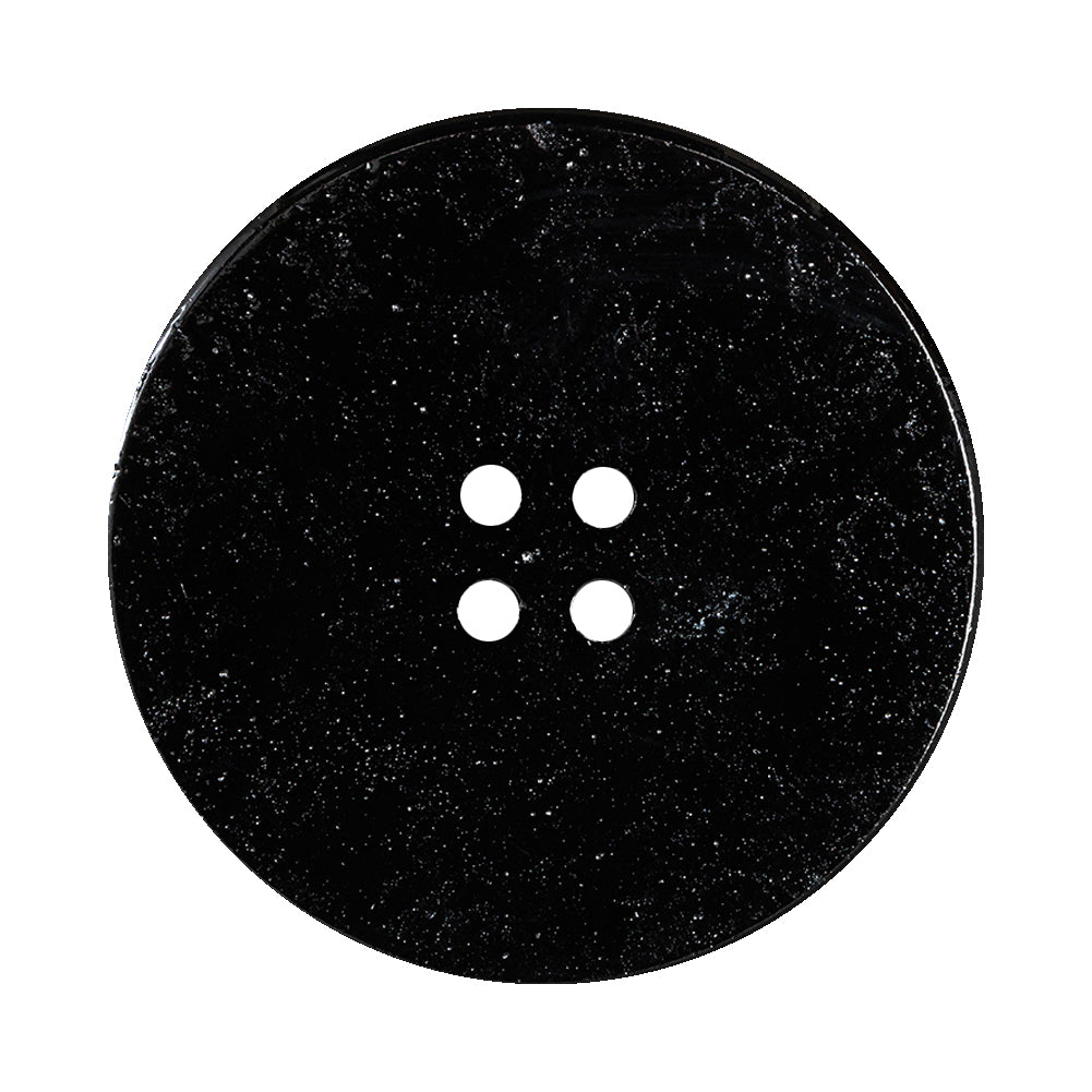 Black/Gold Glass Button - 54L/34mm - Joann Fabrics