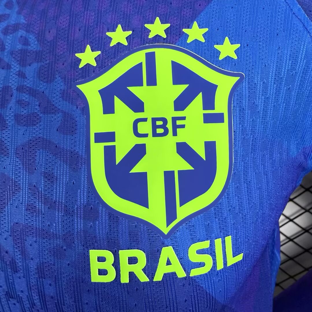 2025/2026 Long sleeves Player Version Brazil Away Football Jersey 1:1 Thai quality