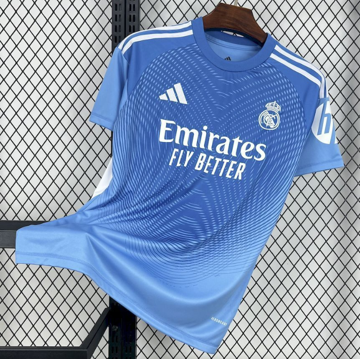 2025/2026 Real Madrid Special Edition Blue Football Jersey 1:1 Thai Quality
