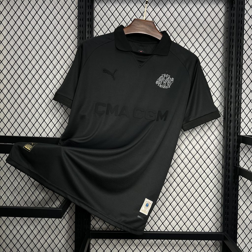 2024/2025 Olympique de Marseille 125th Anniversary Black Jersey 1:1 Thai Quality