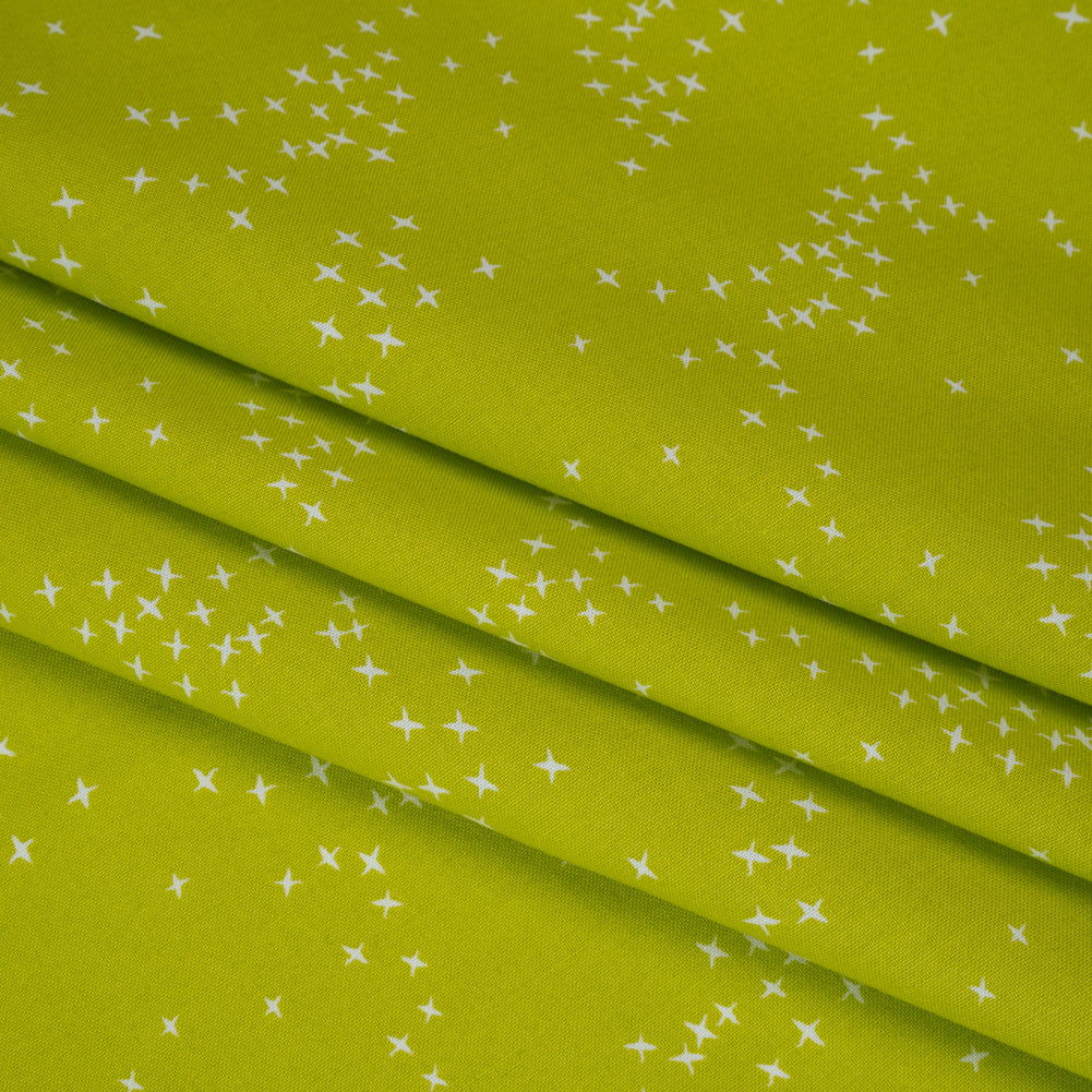 Printed Quilting Cotton by Ghazal Razavi for FIGO Studio - Pistachio Birds - Seasons Basics Collection - Joann Fabrics